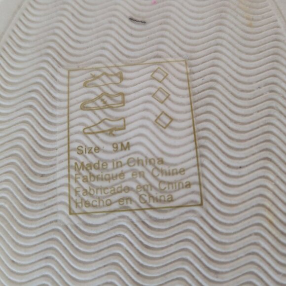 White Cruz Slip-On Rhinestone Embellished Sneakers 9M - Picture 7 of 9